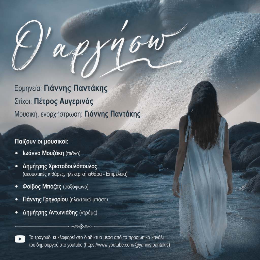 «Θ’ αργήσω» Νέο τραγούδι σε κυκλοφορία από τον Γιάννη Παντάκη, εμπνευσμένο από την τραγωδία των&nbsp;Τεμπών